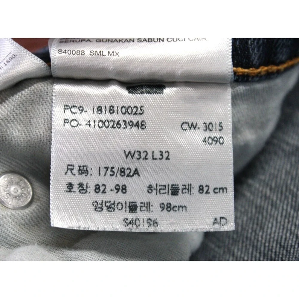 Levi Strauss 541 Athletic Fit Men's Blue Denim Jeans W32 L32 - Picture 4 of 15